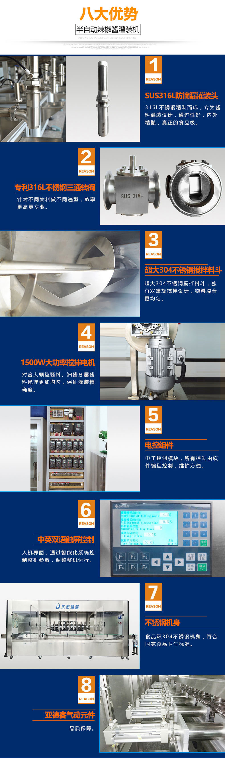 半自動濃醬類灌裝機